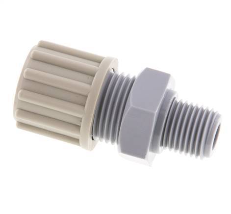 12x10mm & G1/4'' PA Straight Compression Fitting with Male Threads 10 bar