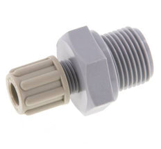 6x4mm & G3/8'' PA Straight Compression Fitting with Male Threads 10 bar [2 Pieces]
