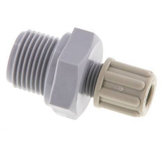 6x4mm & G3/8'' PA Straight Compression Fitting with Male Threads 10 bar [2 Pieces]