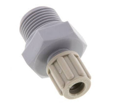 6x4mm & G3/8'' PA Straight Compression Fitting with Male Threads 10 bar [2 Pieces]