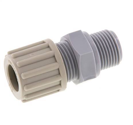 12x9mm & G3/8'' PA Straight Compression Fitting with Male Threads 10 bar