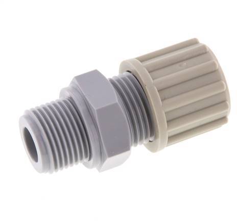 12x9mm & G3/8'' PA Straight Compression Fitting with Male Threads 10 bar