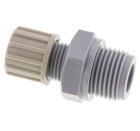 10x8mm & G1/2'' PA Straight Compression Fitting with Male Threads 10 bar