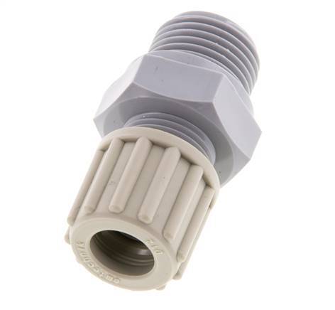 12x10mm & G1/2'' PA Straight Compression Fitting with Male Threads 10 bar