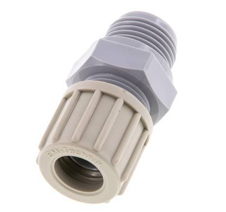 14x12mm & G1/2'' PA Straight Compression Fitting with Male Threads 10 bar