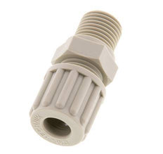 8x6mm & G1/4'' PP Straight Compression Fitting with Male Threads 10 bar