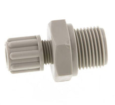 6x4mm & G3/8'' PP Straight Compression Fitting with Male Threads 10 bar
