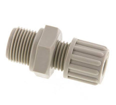 8x6mm & G3/8'' PP Straight Compression Fitting with Male Threads 10 bar