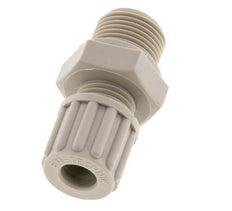 8x6mm & G3/8'' PP Straight Compression Fitting with Male Threads 10 bar