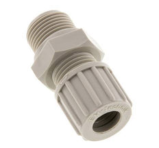 10x8mm & G3/8'' PP Straight Compression Fitting with Male Threads 10 bar