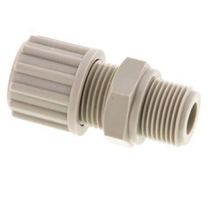 12x9mm & G3/8'' PP Straight Compression Fitting with Male Threads 10 bar