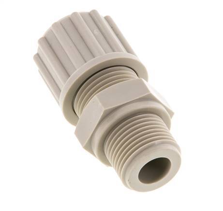 12x9mm & G3/8'' PP Straight Compression Fitting with Male Threads 10 bar