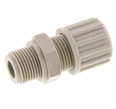 12x9mm & G3/8'' PP Straight Compression Fitting with Male Threads 10 bar