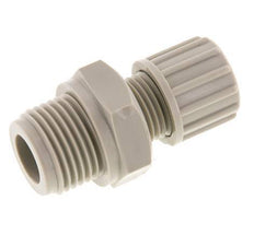 10x8mm & G1/2'' PP Straight Compression Fitting with Male Threads 10 bar