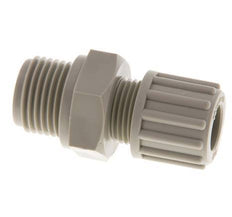 12x9mm & G1/2'' PP Straight Compression Fitting with Male Threads 10 bar