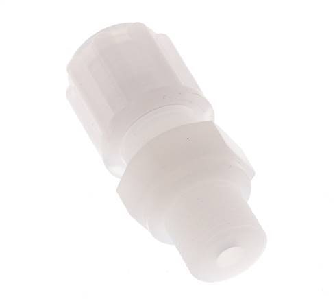 6x4mm & G1/8'' PVDF Straight Compression Fitting with Male Threads 10 bar