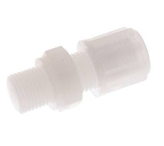 6x4mm & G1/8'' PVDF Straight Compression Fitting with Male Threads 10 bar