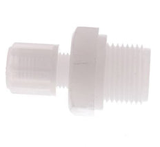 6x4mm & G3/8'' PVDF Straight Compression Fitting with Male Threads 10 bar