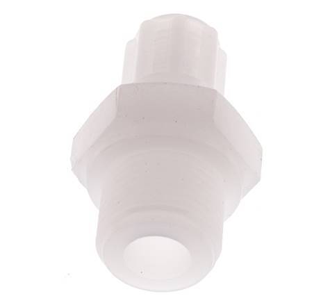 6x4mm & G3/8'' PVDF Straight Compression Fitting with Male Threads 10 bar