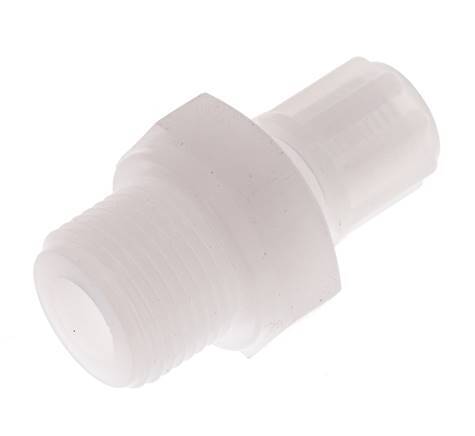 6x4mm & G3/8'' PVDF Straight Compression Fitting with Male Threads 10 bar