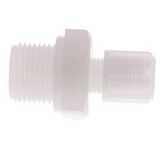 6x4mm & G3/8'' PVDF Straight Compression Fitting with Male Threads 10 bar