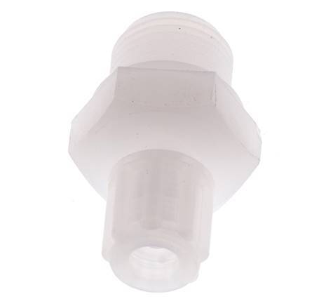 6x4mm & G3/8'' PVDF Straight Compression Fitting with Male Threads 10 bar
