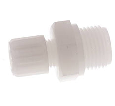 8x6mm & G1/2'' PVDF Straight Compression Fitting with Male Threads 10 bar