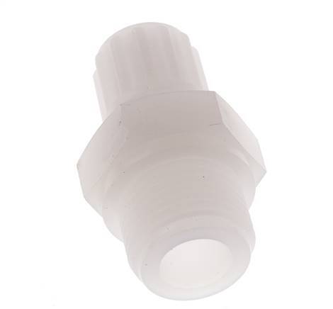 8x6mm & G1/2'' PVDF Straight Compression Fitting with Male Threads 10 bar