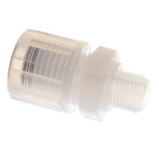 8x6mm & G1/8'' PFA Straight Cutting Fitting with Male Threads 10 bar