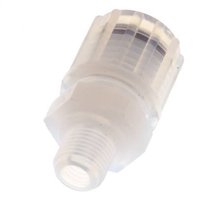 8x6mm & G1/8'' PFA Straight Cutting Fitting with Male Threads 10 bar