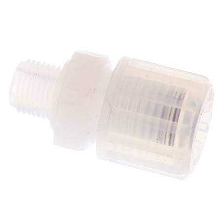 10x8mm & G1/8'' PFA Straight Cutting Fitting with Male Threads 10 bar