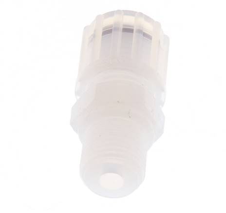 8x6mm & G1/4'' PFA Straight Cutting Fitting with Male Threads 10 bar