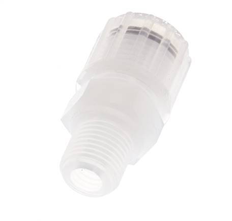 10x8mm & G1/4'' PFA Straight Cutting Fitting with Male Threads 10 bar