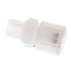 10x8mm & G1/4'' PFA Straight Cutting Fitting with Male Threads 10 bar