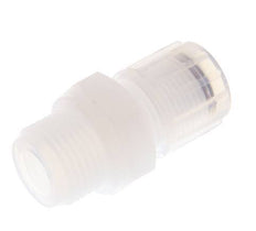 12x10mm & G1/2'' PFA Straight Cutting Fitting with Male Threads 10 bar