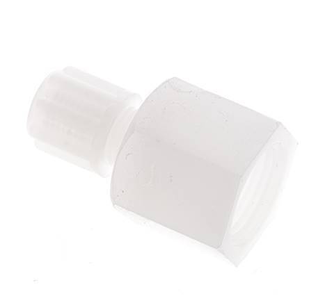 6x4mm & G3/8'' PVDF Straight Compression Fitting with Female Threads 10 bar