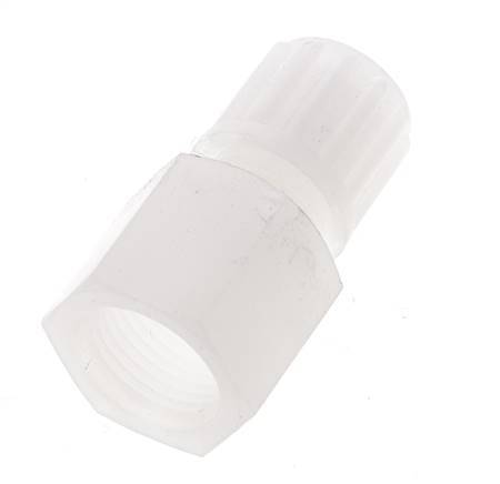12x10mm & G3/8'' PVDF Straight Compression Fitting with Female Threads 10 bar