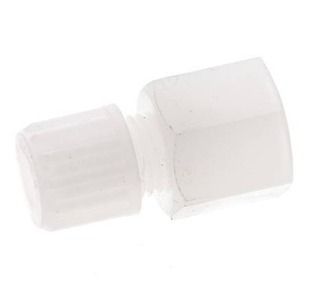 12x10mm & G3/8'' PVDF Straight Compression Fitting with Female Threads 10 bar