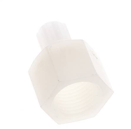 14x12mm & G1/2'' PVDF Straight Compression Fitting with Female Threads 10 bar