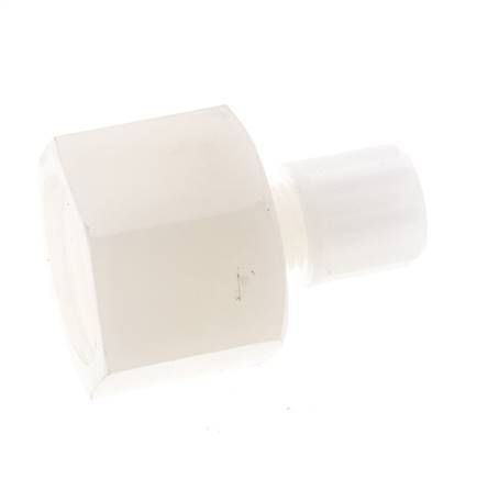 14x12mm & G1/2'' PVDF Straight Compression Fitting with Female Threads 10 bar