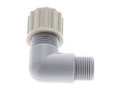 12x9mm & G3/8'' PA Elbow Compression Fitting with Male Threads 10 bar