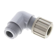 14x12mm & G1/2'' PA Elbow Compression Fitting with Male Threads 10 bar