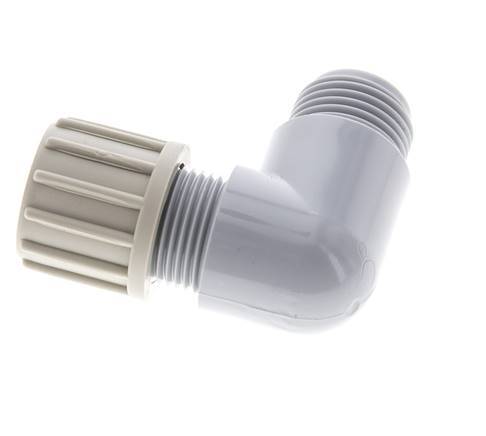 14x12mm & G1/2'' PA Elbow Compression Fitting with Male Threads 10 bar