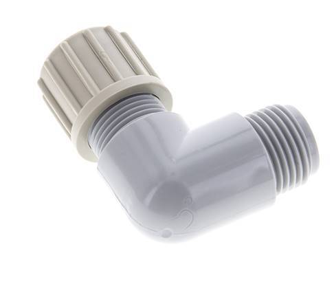 14x12mm & G1/2'' PA Elbow Compression Fitting with Male Threads 10 bar