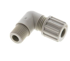 8x6mm & G1/4'' PP Elbow Compression Fitting with Male Threads 10 bar