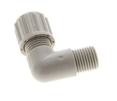 8x6mm & G1/4'' PP Elbow Compression Fitting with Male Threads 10 bar