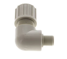 14x12mm & G1/4'' PP Elbow Compression Fitting with Male Threads 10 bar