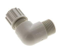 12x10mm & G1/2'' PP Elbow Compression Fitting with Male Threads 10 bar