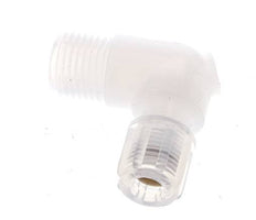 6x4mm & G1/4'' PFA Elbow Cutting Fitting with Male Threads 10 bar