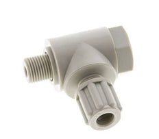 6x4mm & G1/8'' PP Elbow Compression Fitting with Male Threads with Banjo Bolt 10 bar
